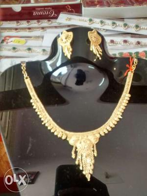Gold plated necklace 400/- from AKSHAINIE fashion