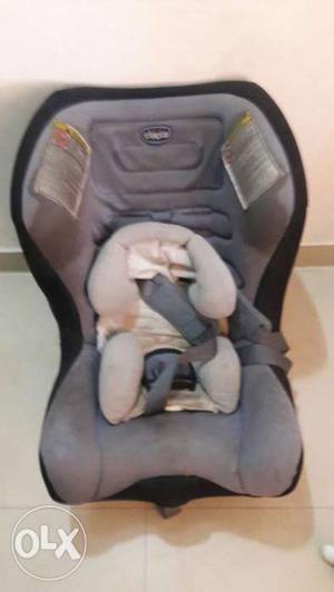 Gray Chicco Carrier Car Seat
