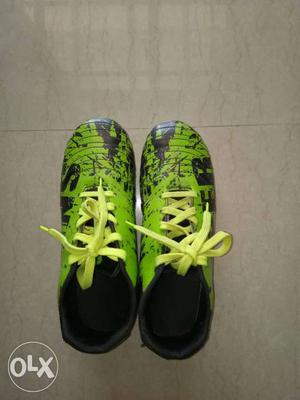 Green-and-black Athletic Shoes