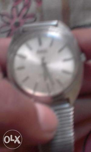 HMT old Watch work with key per day very Rear