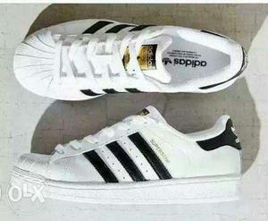 New Adidas white Superstar Shoes unused &