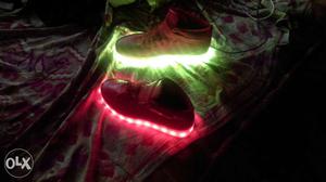 New Red led shoes with USB charging...