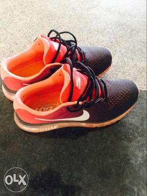 Nike airmax  red with black. its a gift, size