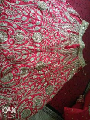Red Bridal Lehanga at lowest price