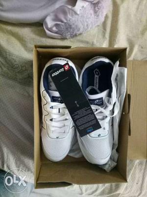 White Running Shoes In Box