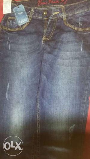 Women denim blue jeans new jeans 28 size