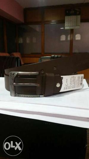 A brand new leather belts