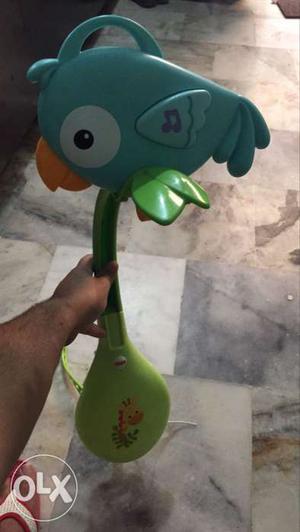 Baby's Green And Blue Owl Mobile
