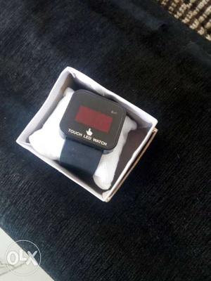 Black Touch Led Watch In Box