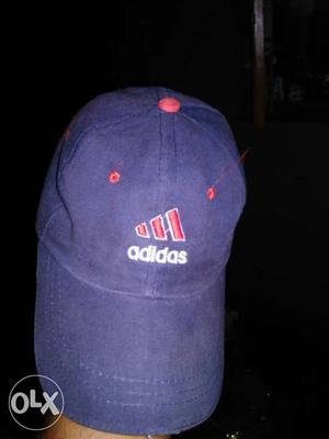 Blue And Red Adidas Fitted Cap