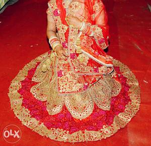 Bridal lehnga purchased it for  from kamla