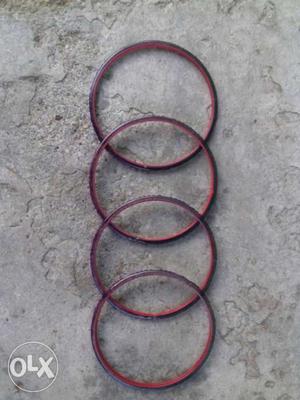 Four Red Bangles