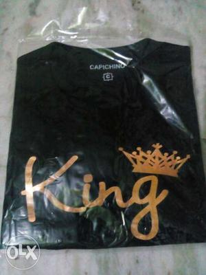 King T-shirt with XL size