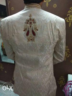 Men's Gold sherwani