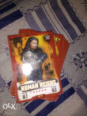 WWE cards takeover24cards men and women
