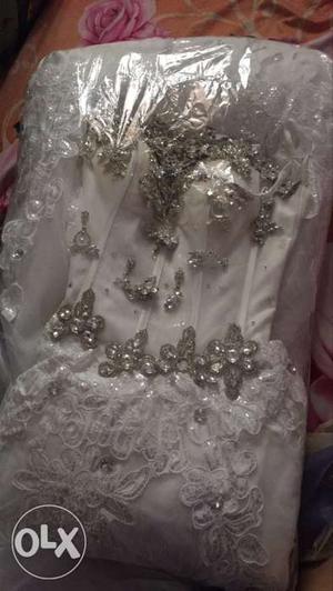 Wedding dress full stone luxery look