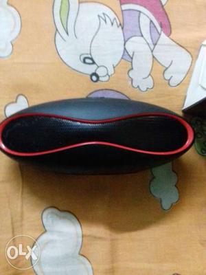 Black And Red Bluetooth Speaker