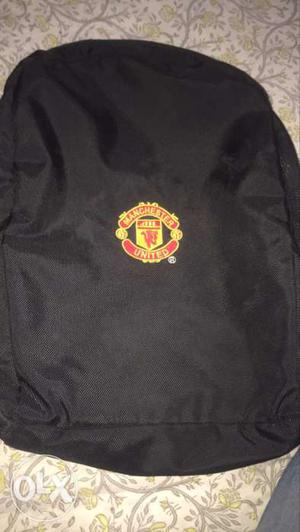 Black And Red Manchester United Backpack