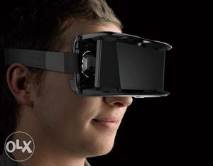 Black Virtual Reality Goggles