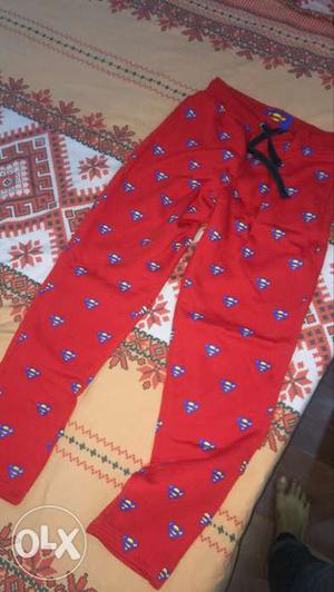 Buy this red superman lower made of cotton, it is