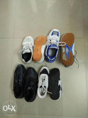 Four Pairs Of Toddler's Athlete Shoes