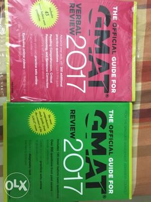 GMAT OFFICIAL GUIDES  all three books brand