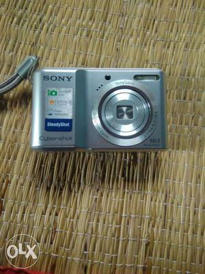 Gray Sony Cyber Shot Compact Camera