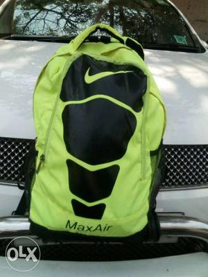 Green And Black Max Air Backpack