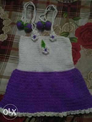 Hand made new and fresh baby frock for sell