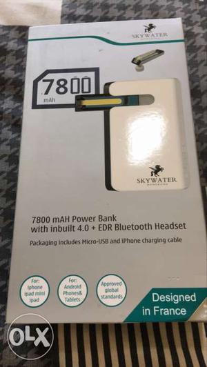  Mah Power Bank With In Built Bluetooth Headset