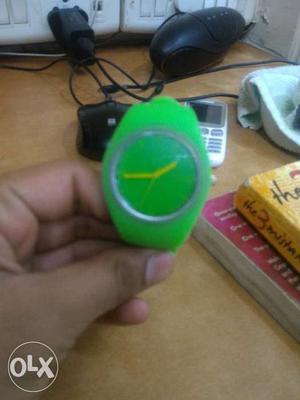Nice casual watch..rubber strap..ice