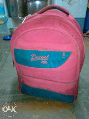 Pink And Blue Decent Backpack