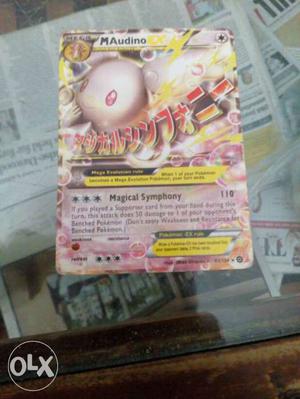 Pokemon Mega Audino EX Trading Card