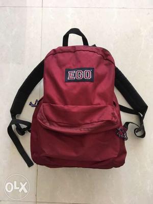 Red And Black Ego Backpack