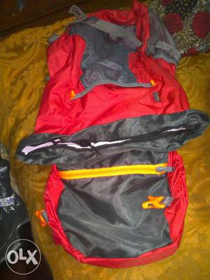 Red, Black, And Yellow Backpack