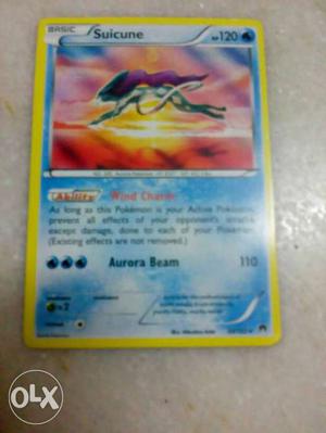 Suicune Pokemon Card