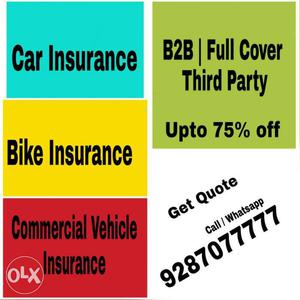 Vehicle Insurance Upto 75% off Insurance at