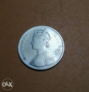 Victoria queen 1 rupee 