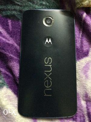 Google Motorola nexus 6 with charger and data