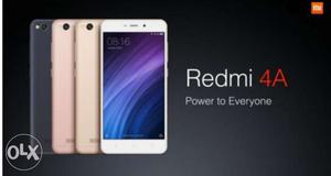 New seal pack mobile redmi 4A