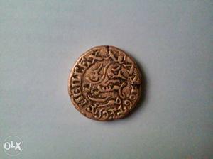Antique old coinq