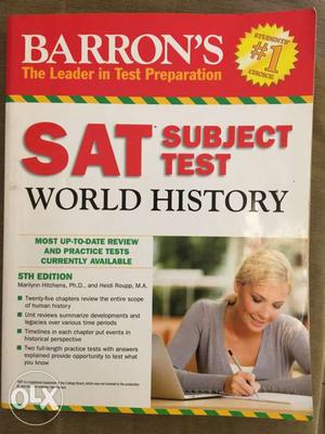 Barron's World History book for SAT- New