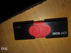 Black And Red DT 106 Usb Flash Drive
