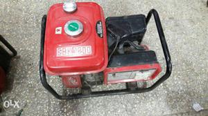 Black And Red Portable Generator