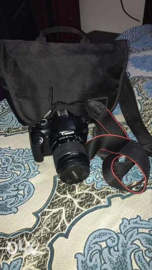 Black Canon DSLR Camera With Box