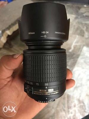 Black DSLR Camera Lens