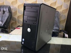Black Dell Computer Tower gx620/amd 740 dual core in good