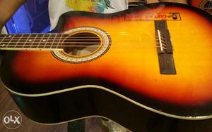 Brand new guitar only 3 months used..sun brust