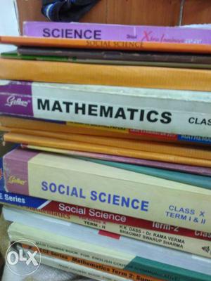 CBSE 10std all subject text books, guide books