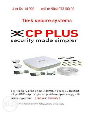 CP Plus Security Made Simpler Tie-k Secure Systems